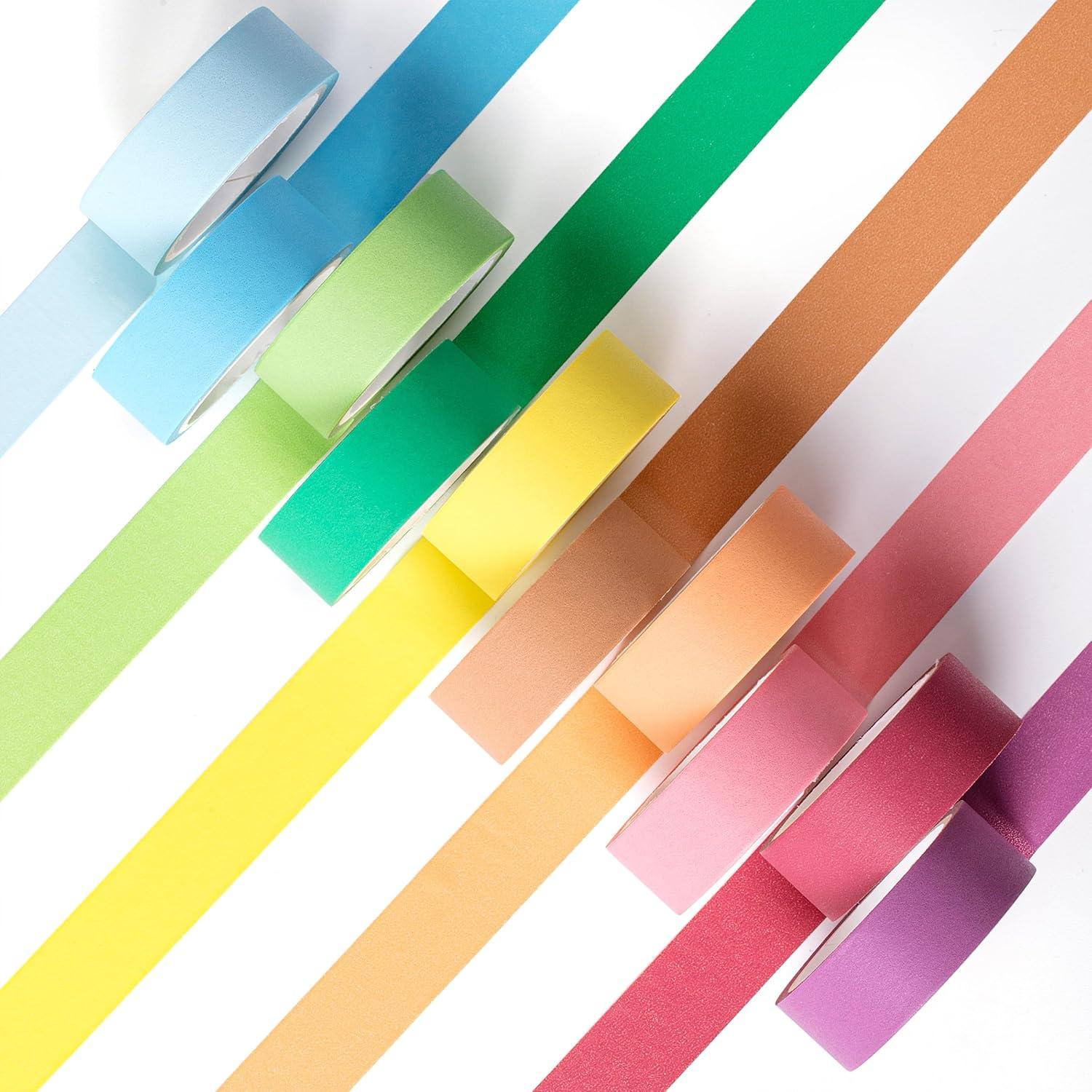 Juego de Cinta Washi Mr. Pen - 10 Piezas 1.52 cm Colores