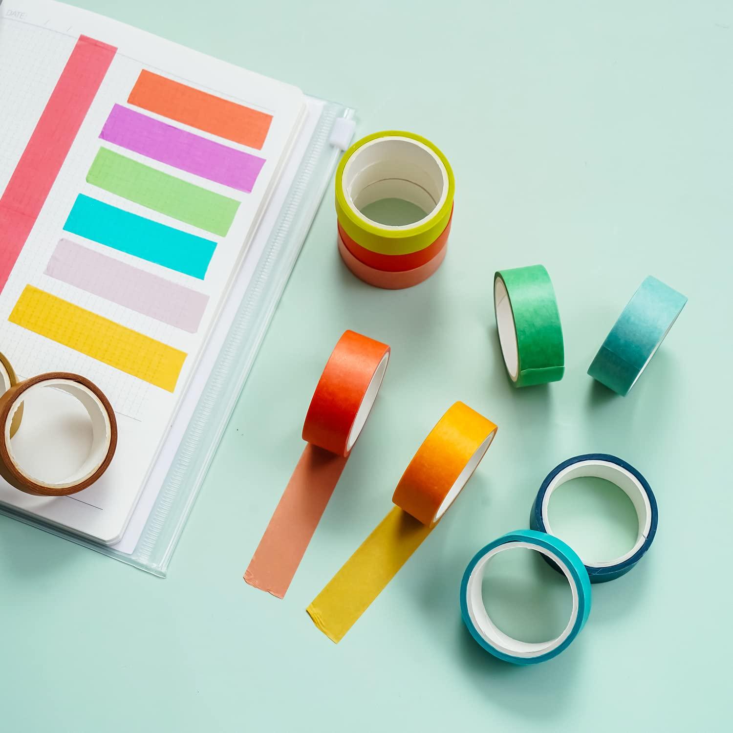 Juego de 60 Rollos de Cinta Washi Emmoolife 15mm x 3m Multicolor