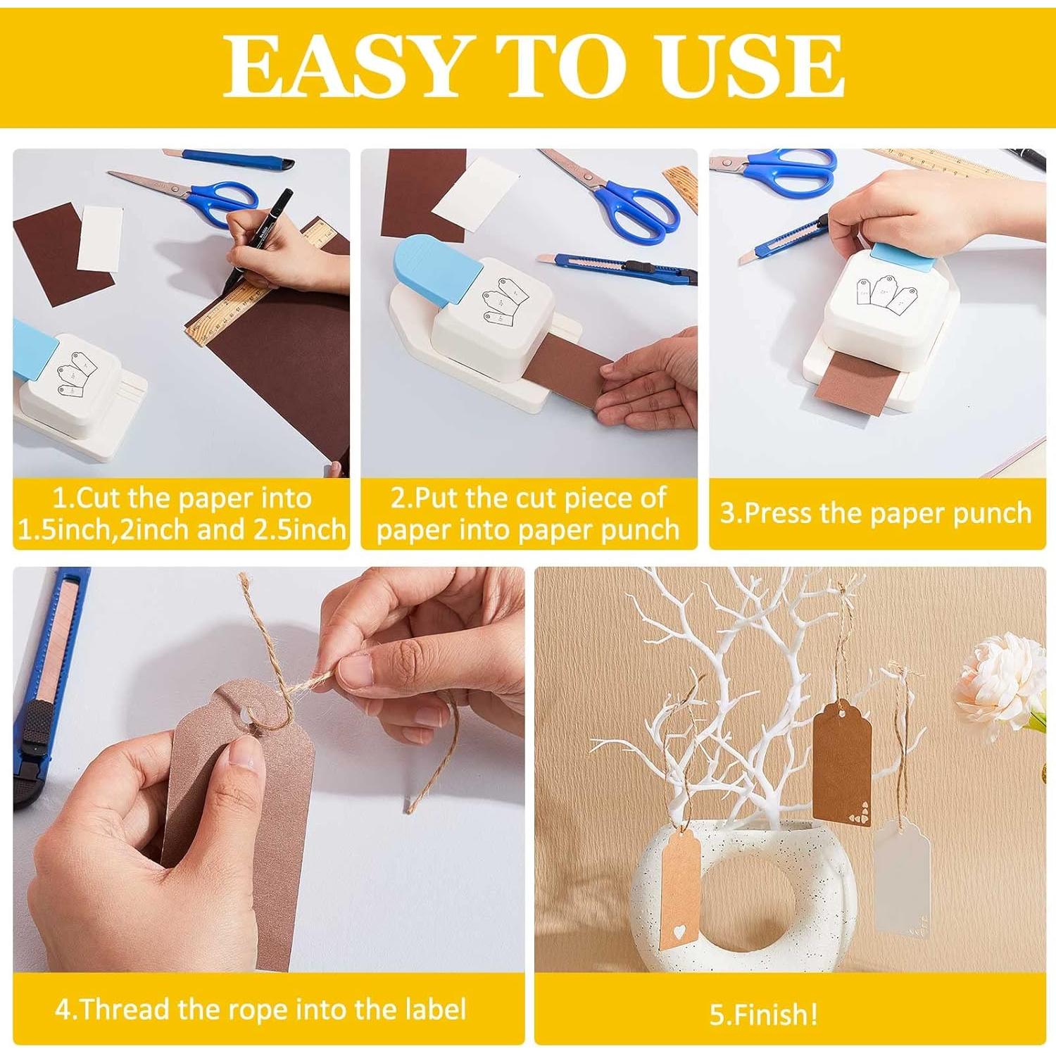 Troqueladora de Etiquetas Manual Lewtemi 3 en 1 3.81/5.08/6.35 cm