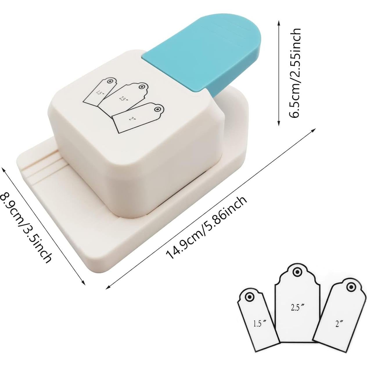 Perforador de Etiquetas 3 en 1 XHKDSYMC - 3 Tamaños
