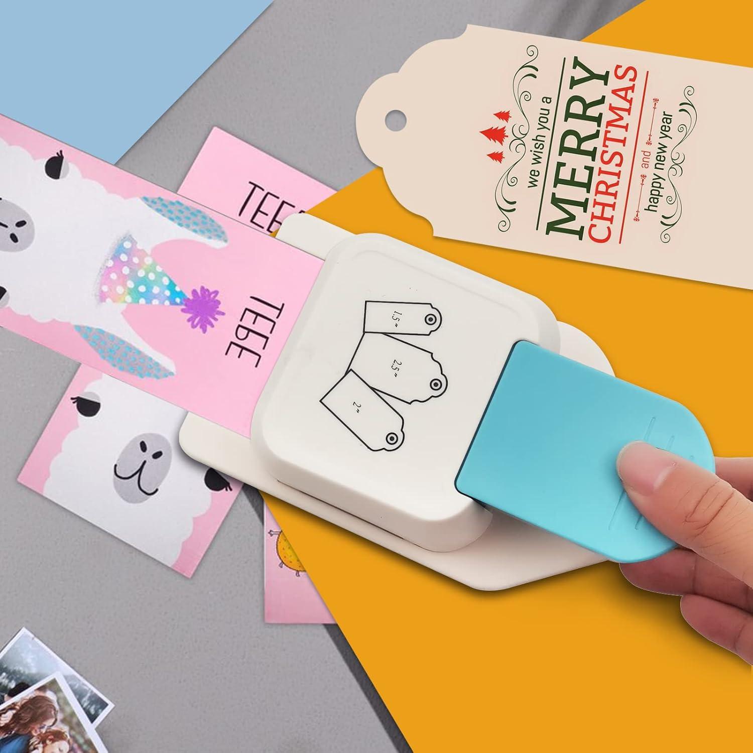 Perforador de Etiquetas 3 en 1 XHKDSYMC - 3 Tamaños