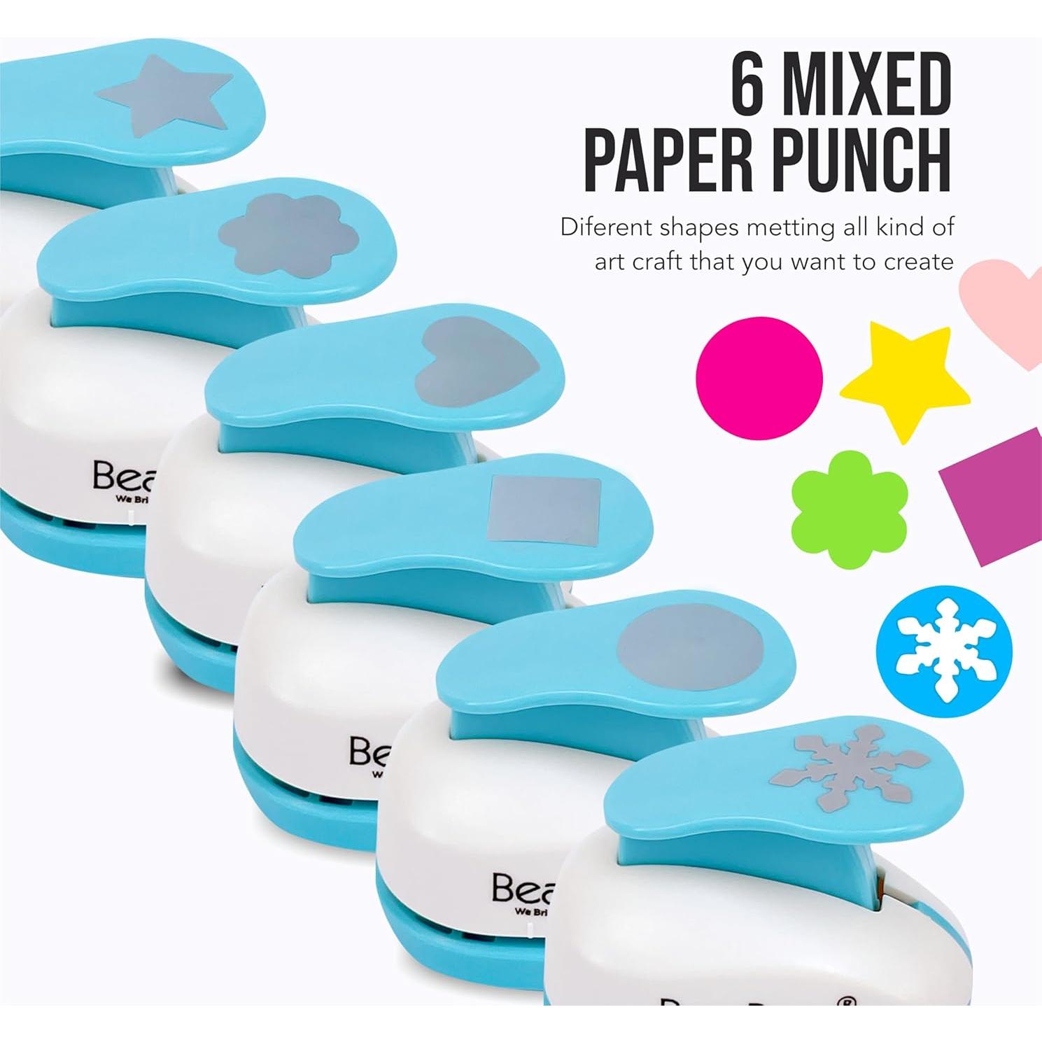 Troquel de Papel 6 Formas BBoss64 para Manualidades 10cm