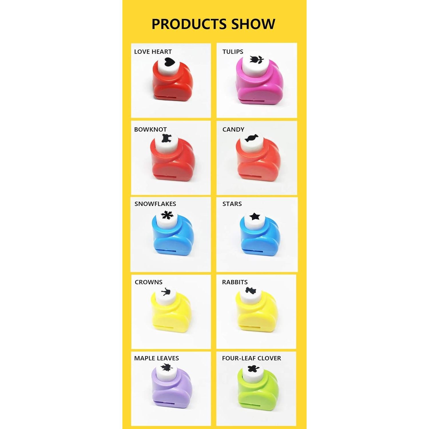 Set de 10 Troqueles de Papel ZUFECY para Manualidades