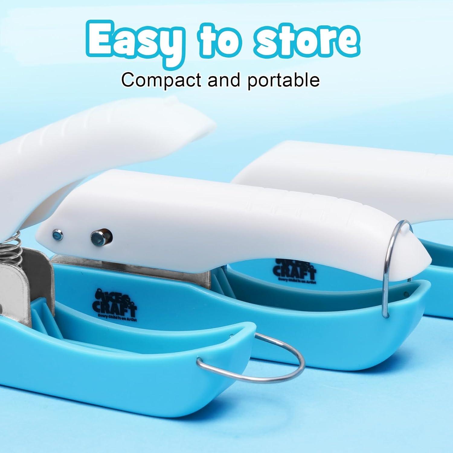 Perforadora de Papel UCEC - 3 Troqueles Estrella, Corazón, Círculo