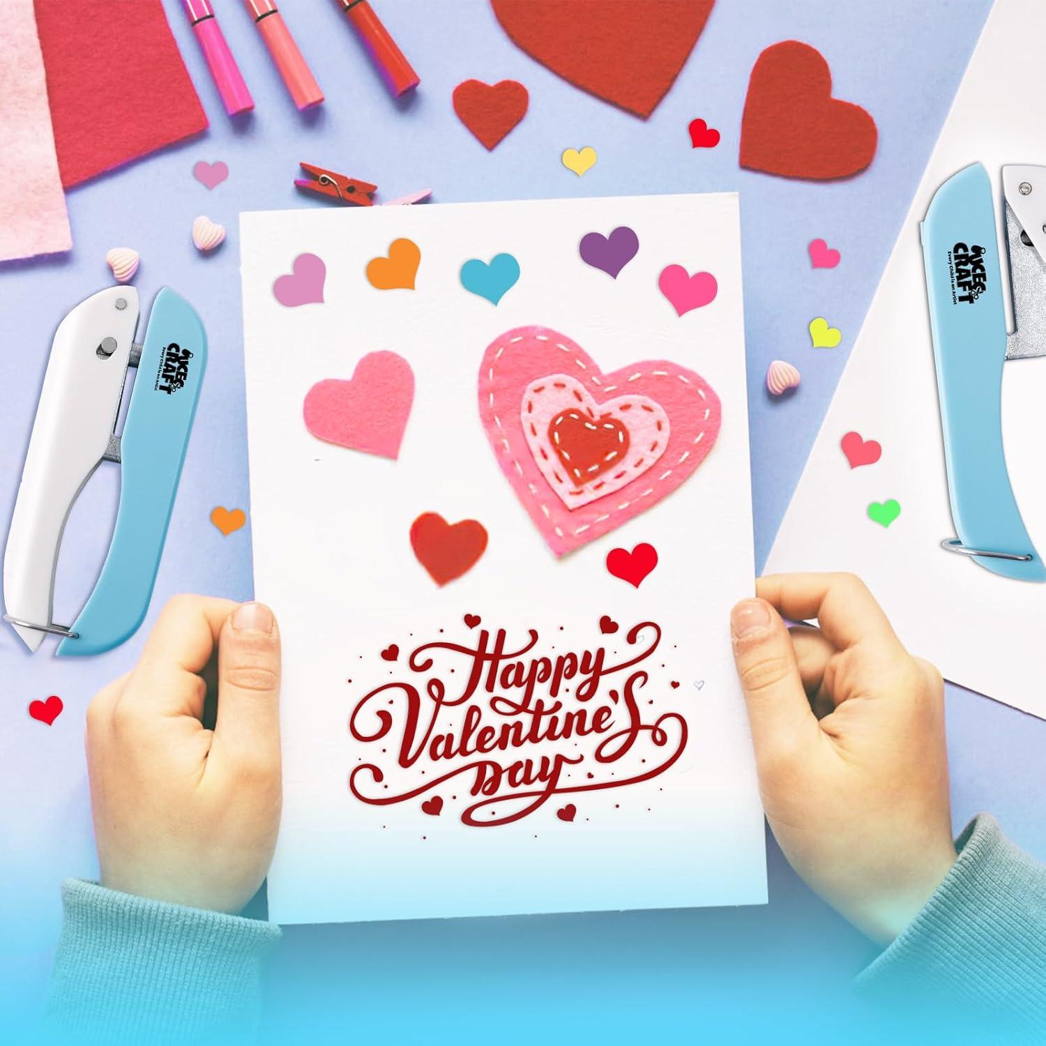 Perforadora de Papel UCEC - 3 Troqueles Estrella, Corazón, Círculo