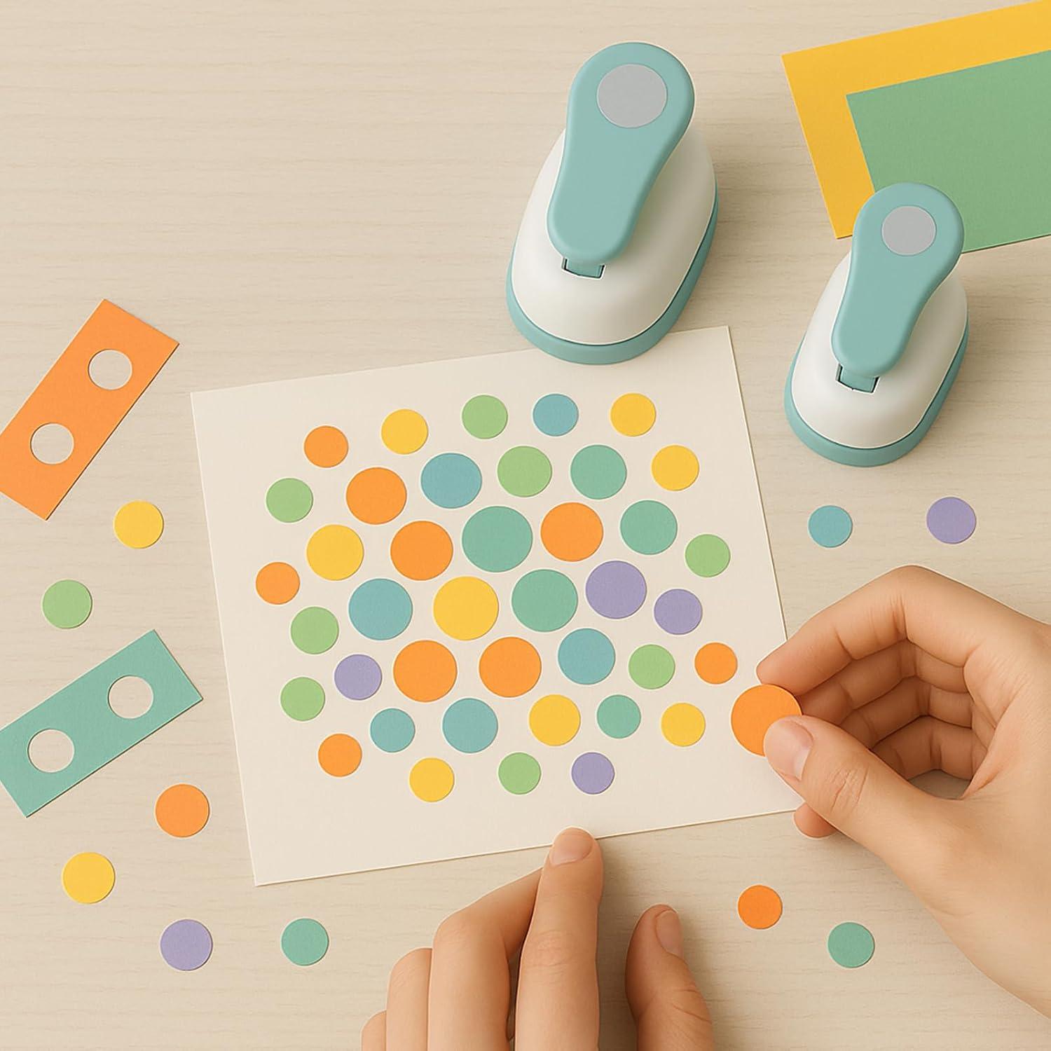 Perforadora Circular Koogel 3PCS - 2.54, 1.59, 0.95 cm para Manualidades