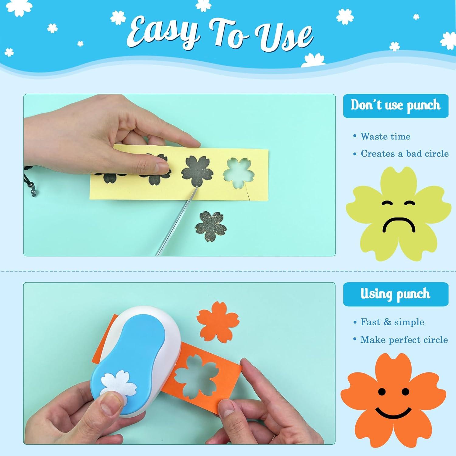 Perforadora de Flores ECOHU 1 Pulgada para Manualidades