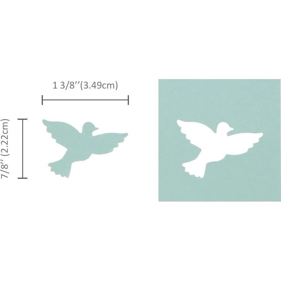 Troquel de Papel Bira Craft Paloma 2 - 3.49 x 2.22 cm