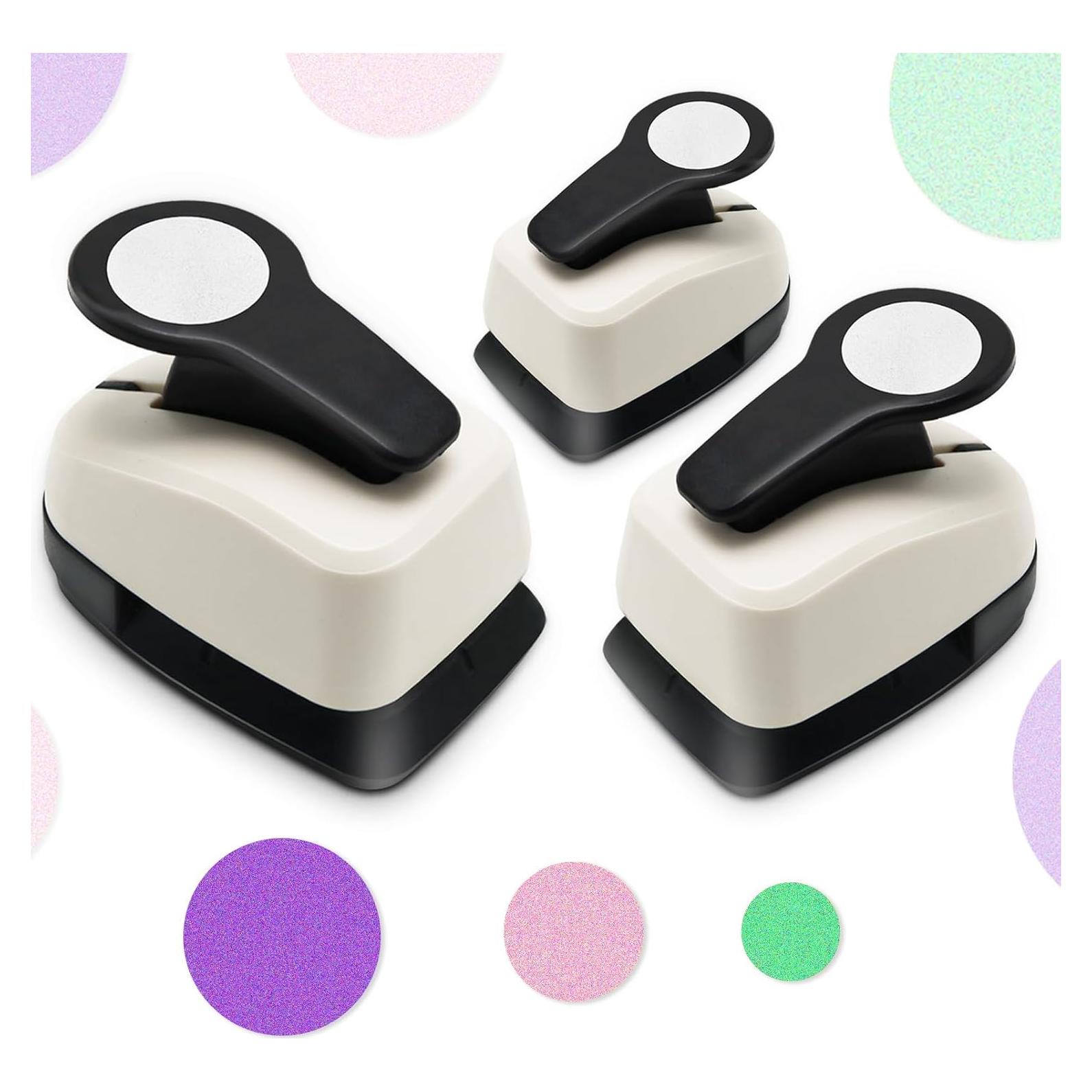 Juego de Perforadoras Circulares HKKYO 3 Piezas 0.95-2.54 cm