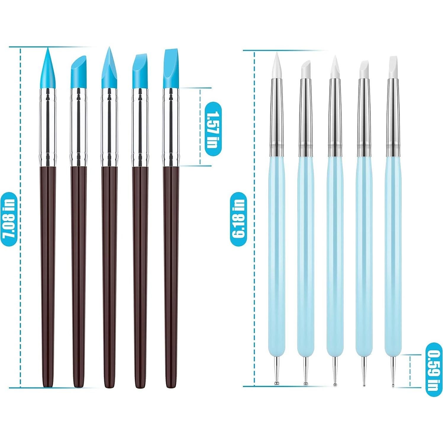 10 Piezas Herramientas de Esculpido de Arcilla Clatoon