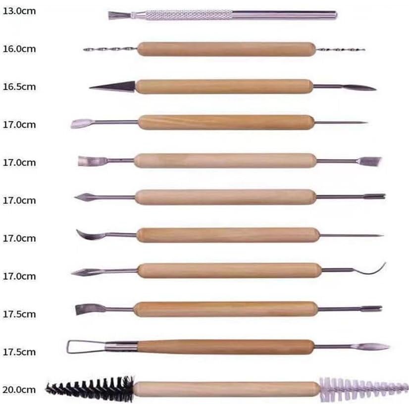 Kit de Herramientas de Escultura en Arcilla LANGQUN 35 Piezas