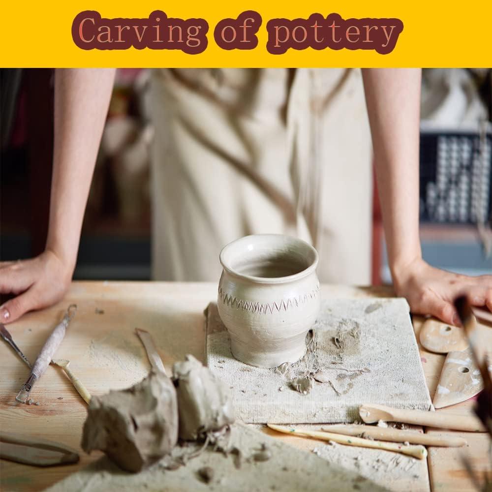 Kit de Herramientas de Escultura de Arcilla Yagugu 19 Piezas