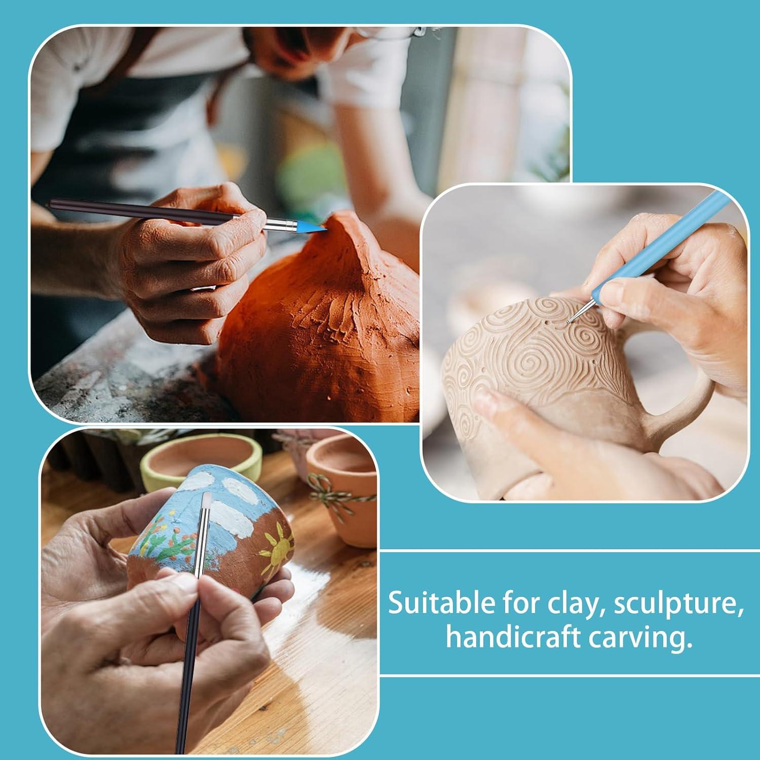 Kit de Herramientas de Esculpido de Silicona Zlulary 15 Piezas