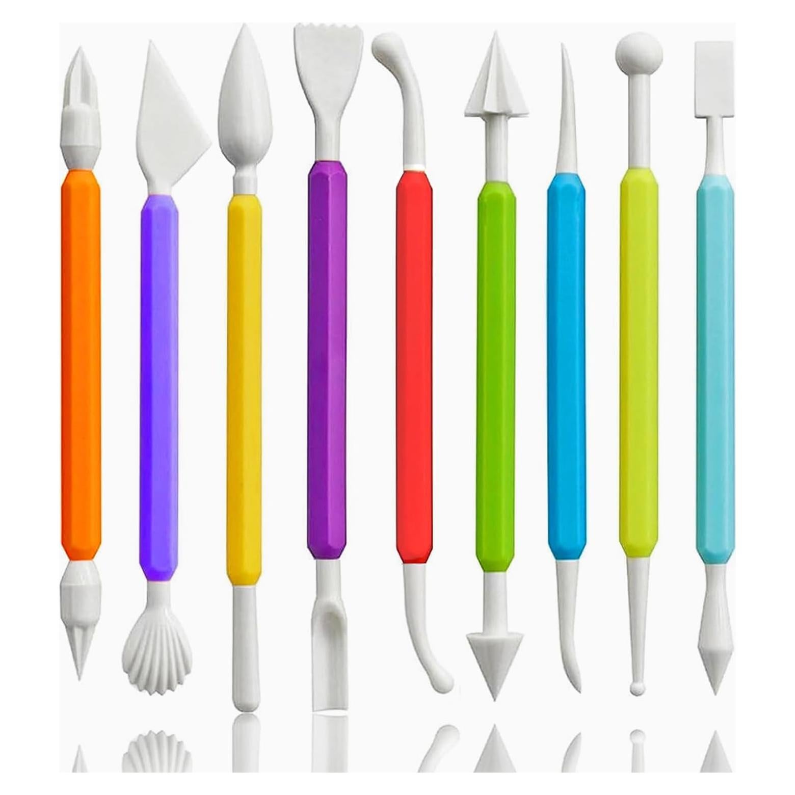 Juego de Herramientas de Esculpido en Arcilla Wolwefa 9 Piezas