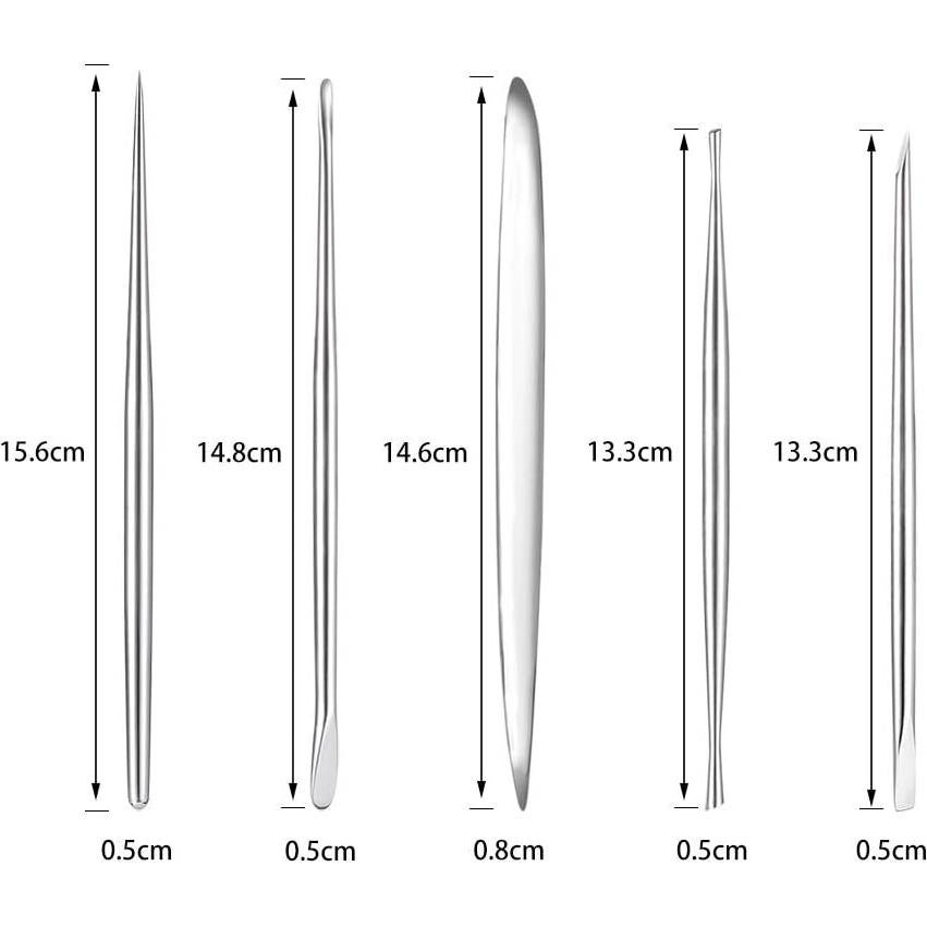 Juego de Herramientas de Escultura de Cerámica She-Lin - 5 Piezas
