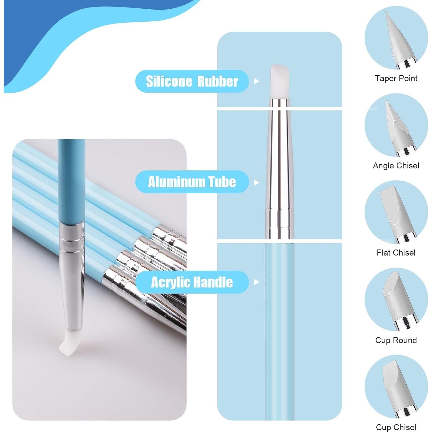 Herramientas de Punteado KACOLA para Esculpido de Arcilla - 7 Piezas