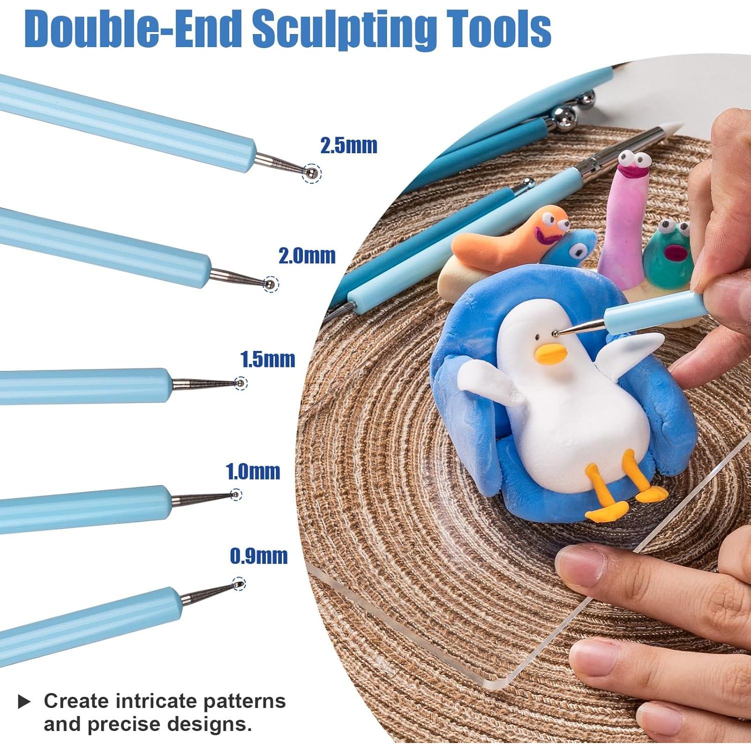 Herramientas de Punteado KACOLA para Esculpido de Arcilla - 7 Piezas