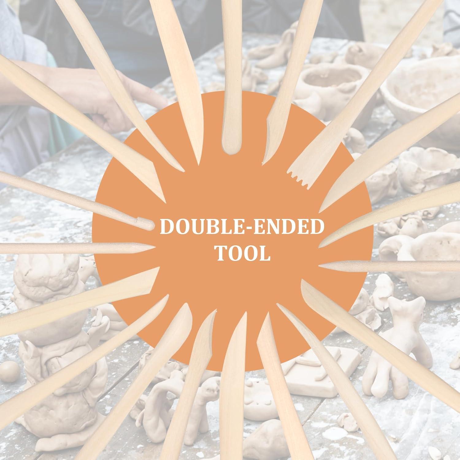 Kit de 50 Herramientas de Escultura de Arcilla LLOUSSAK 15.8cm