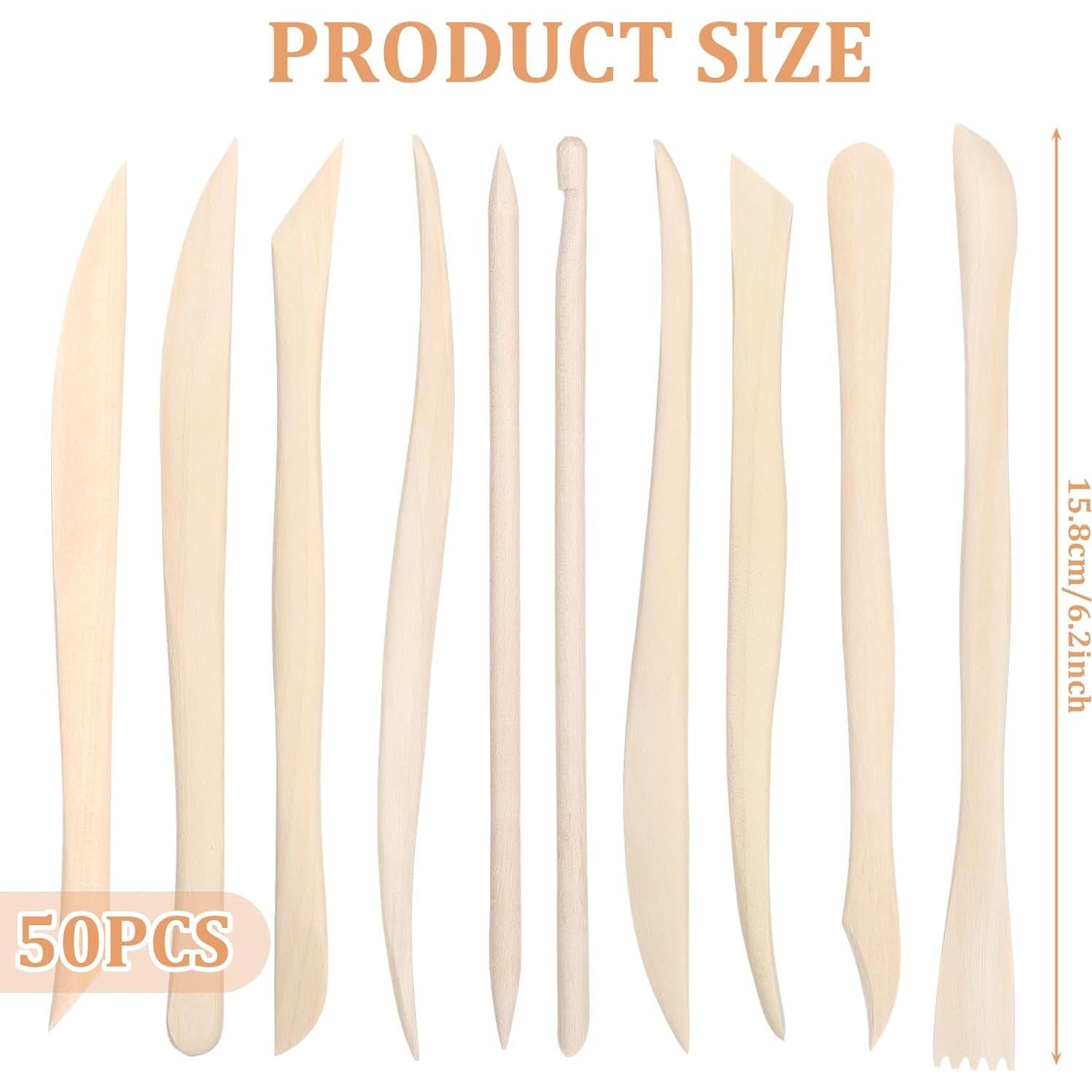 Kit de 50 Herramientas de Escultura de Arcilla LLOUSSAK 15.8cm