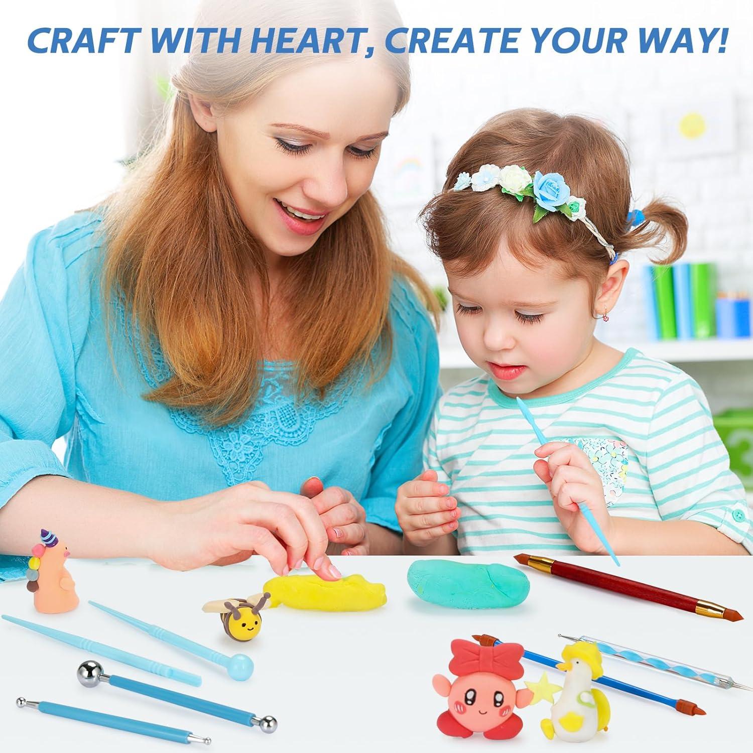 Kit de Herramientas de Modelado de Arcilla BEEDEFUL - 10 Piezas