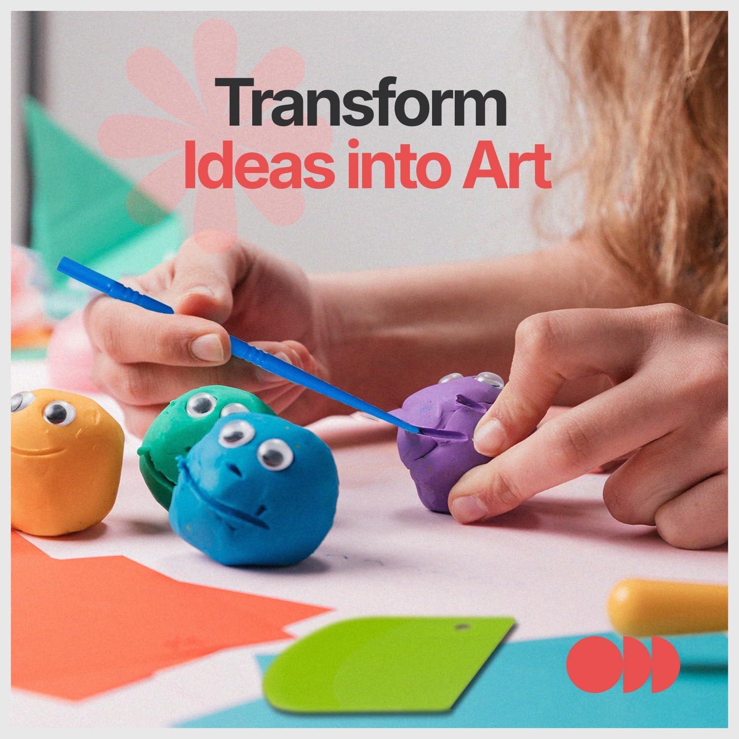 Juego de Herramientas de Arcilla WuMakes 19 Piezas Livianas