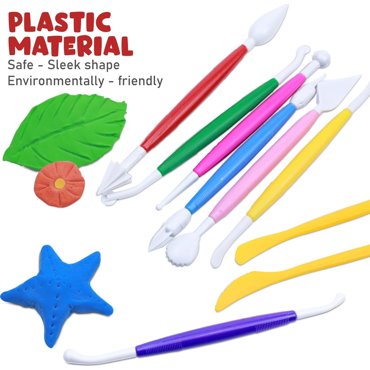 Juego de Herramientas de Escultura DUGATO - 17 Piezas de Plástico