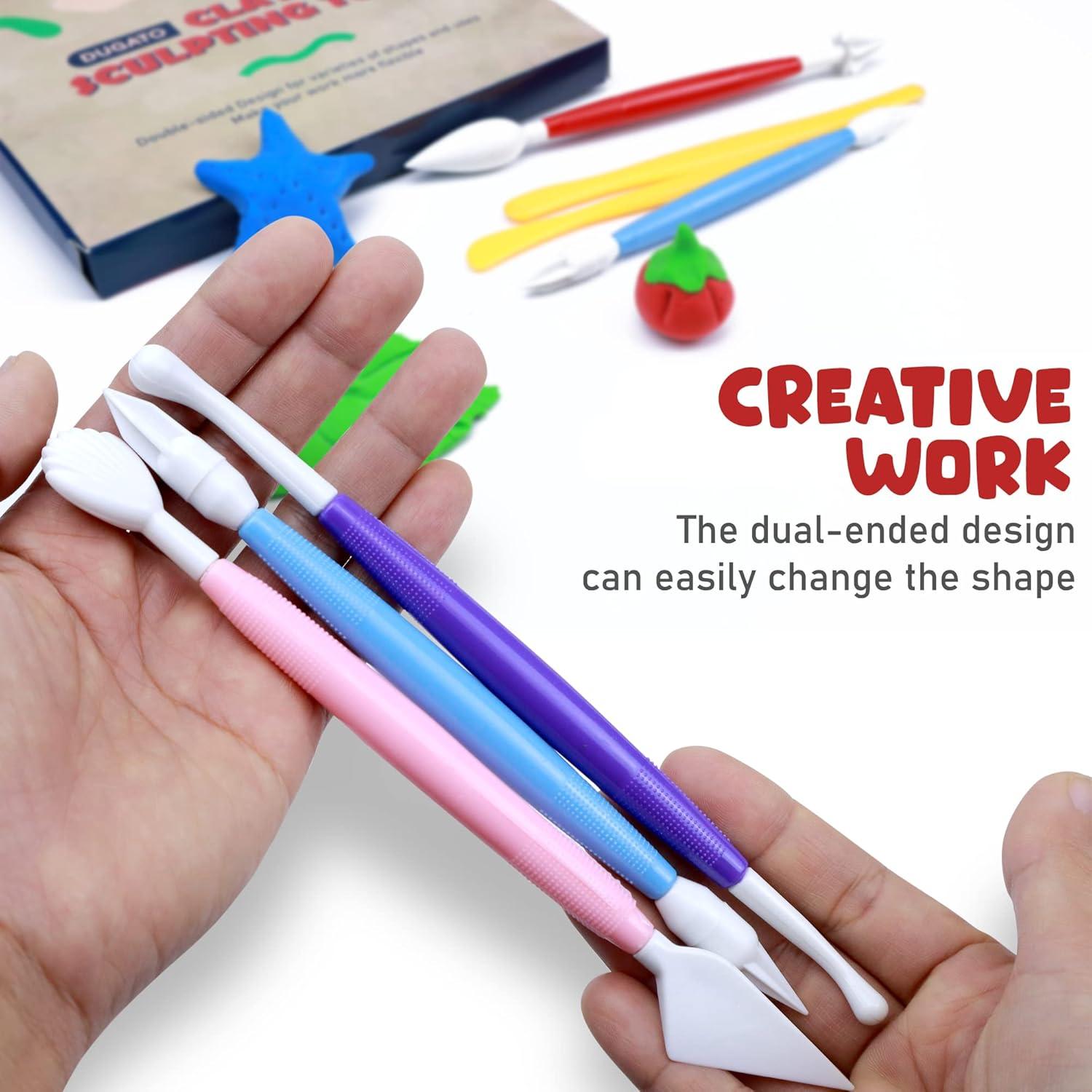 Juego de Herramientas de Escultura DUGATO - 17 Piezas de Plástico