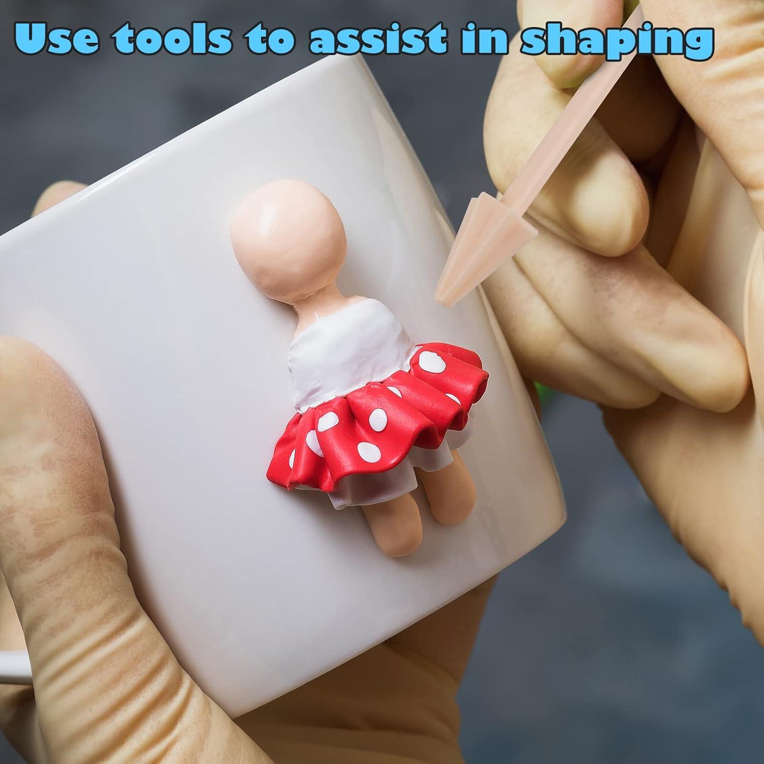 Kit de Arcilla Polimérica Tomorotec 100PCS 82 Colores Horneable