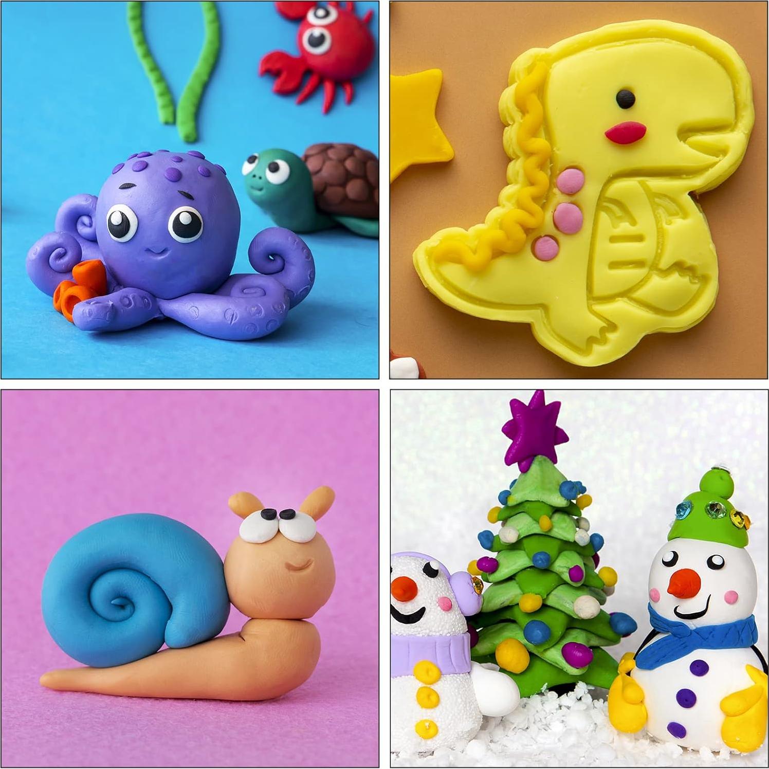 Kit de Arcilla Polimérica Tomorotec 100PCS 82 Colores Horneable