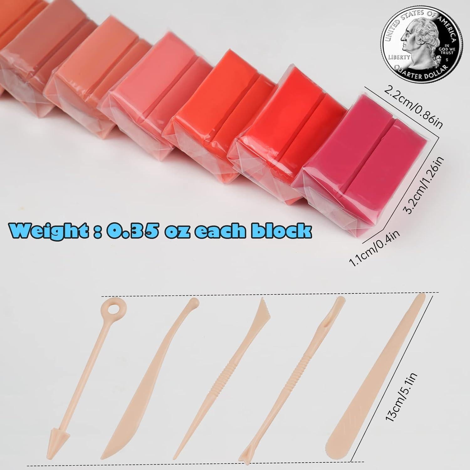 Kit de Arcilla Polimérica Tomorotec 100PCS 82 Colores Horneable