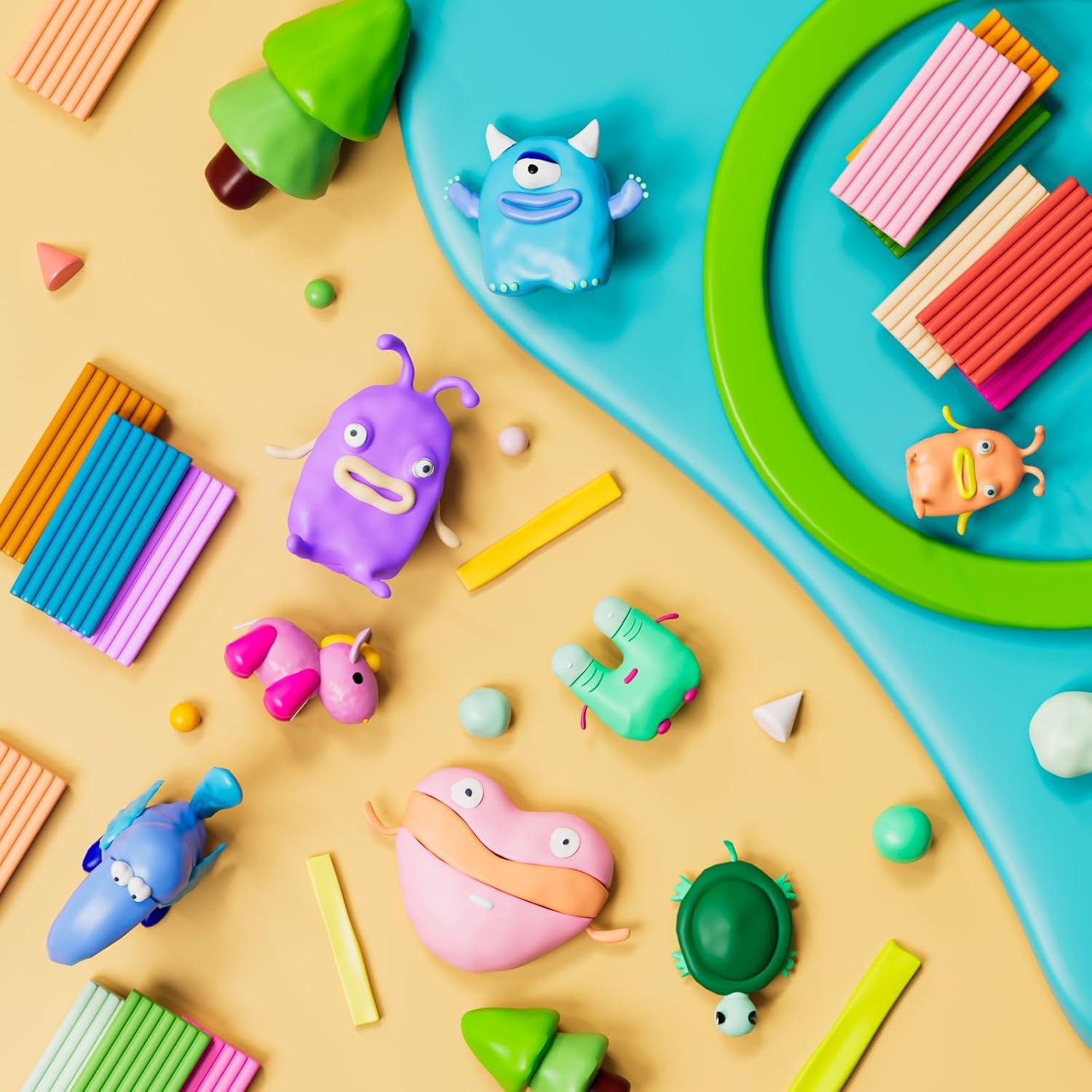 Kit de Arcilla Polimérica CiaraQ - 51 Colores, Horneable