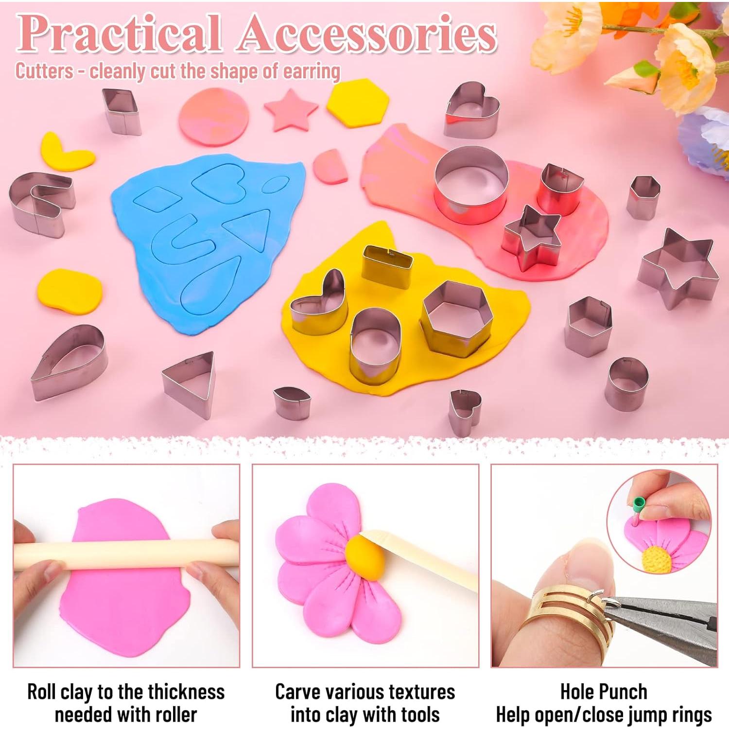 Kit de Fabricación de Pendientes Lucomb - 640 Piezas DIY