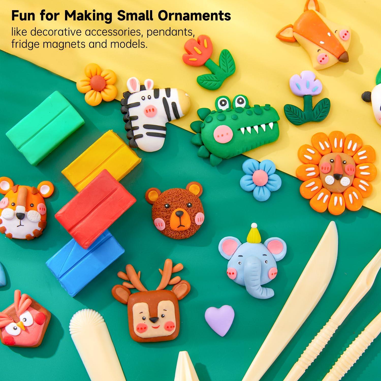 Kit de Arcilla Polimérica Shuttle Art 117 Piezas 95 Colores