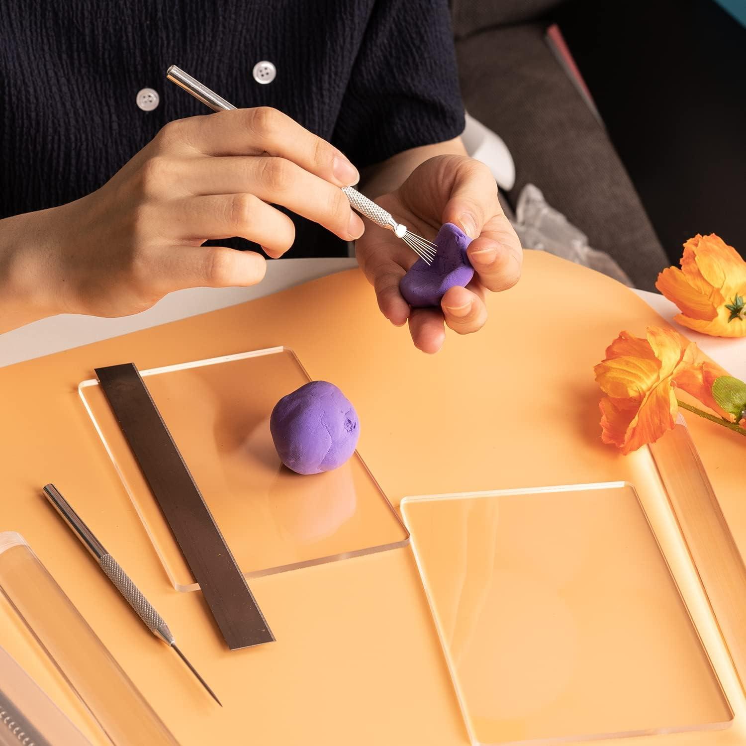 Kit de Herramientas para Arcilla Polimérica KACOLA - 12 Pcs