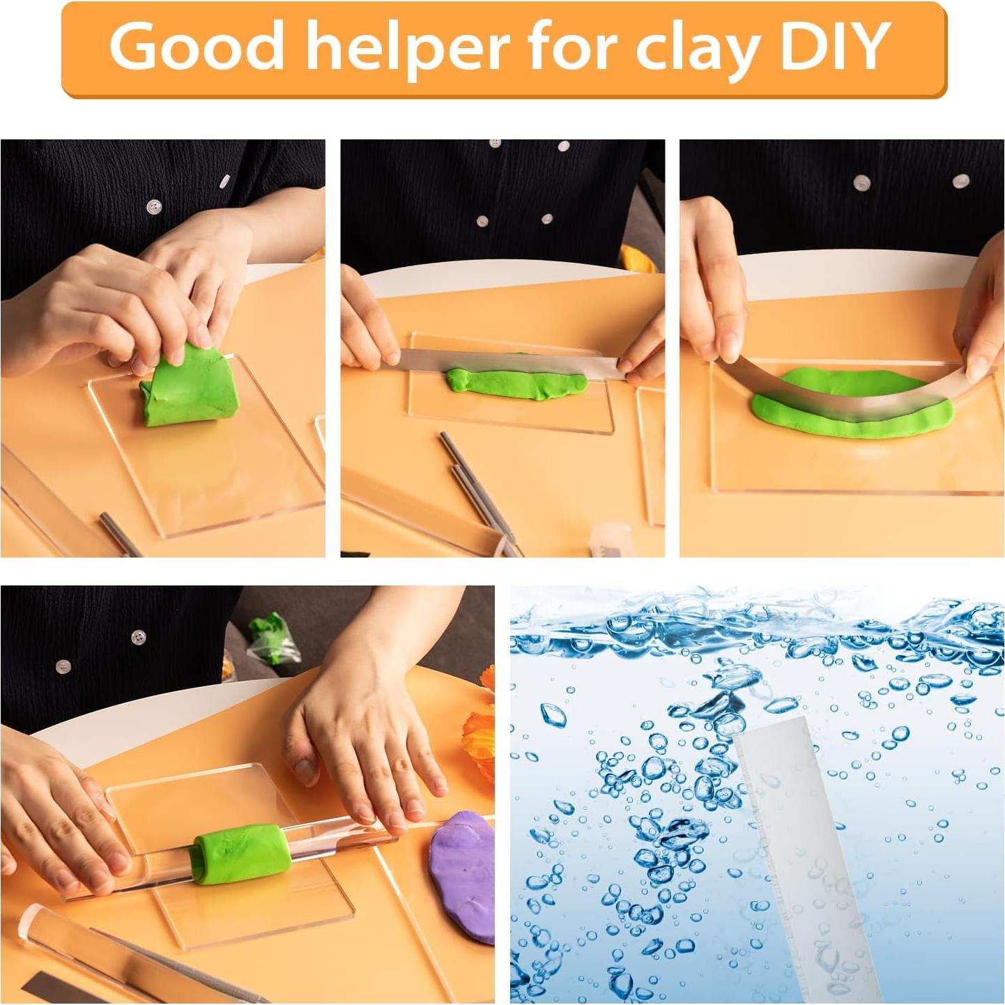 Kit de Herramientas para Arcilla Polimérica KACOLA - 12 Pcs