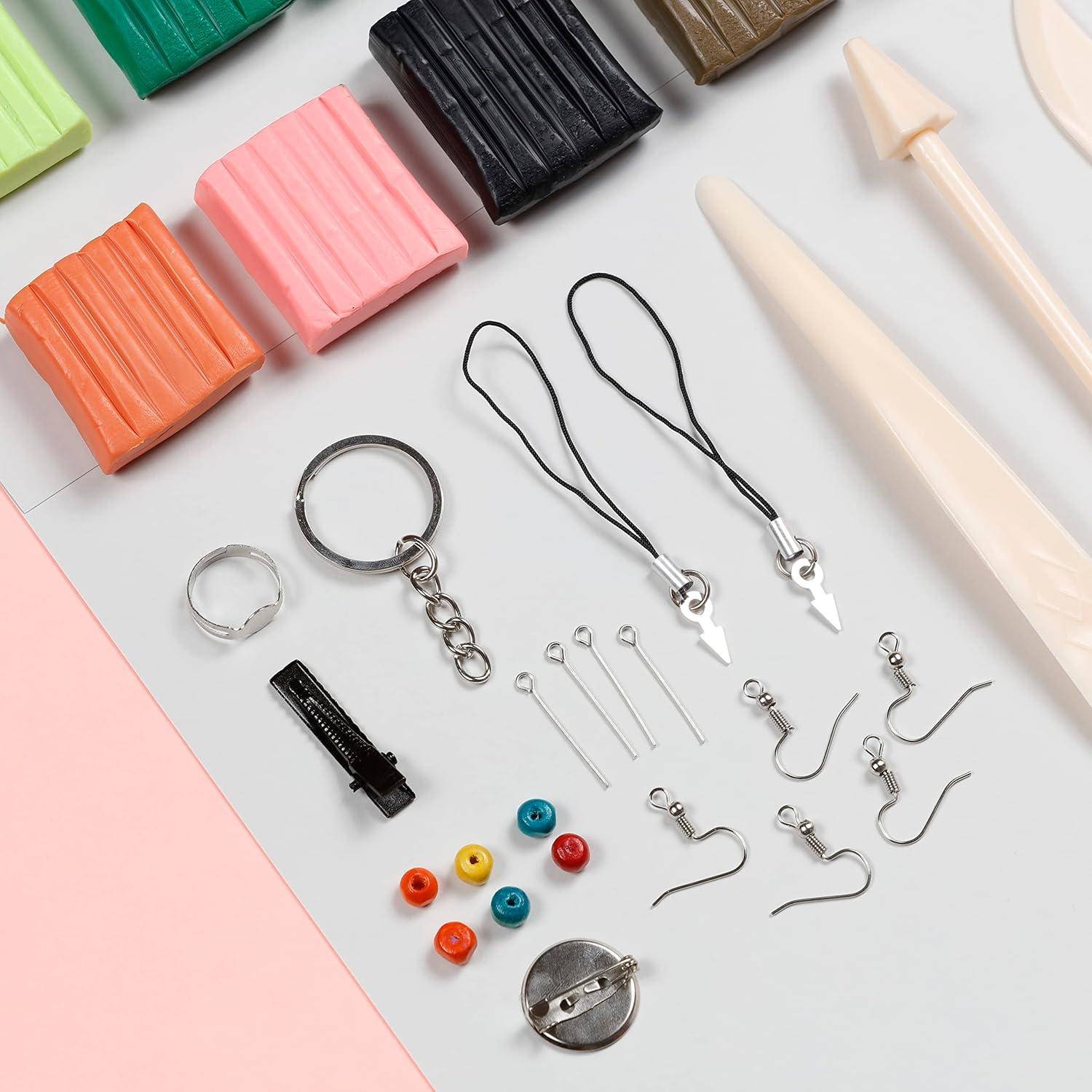 Kit de Arcilla Polimérica Incraftables 24 Colores No Tóxica