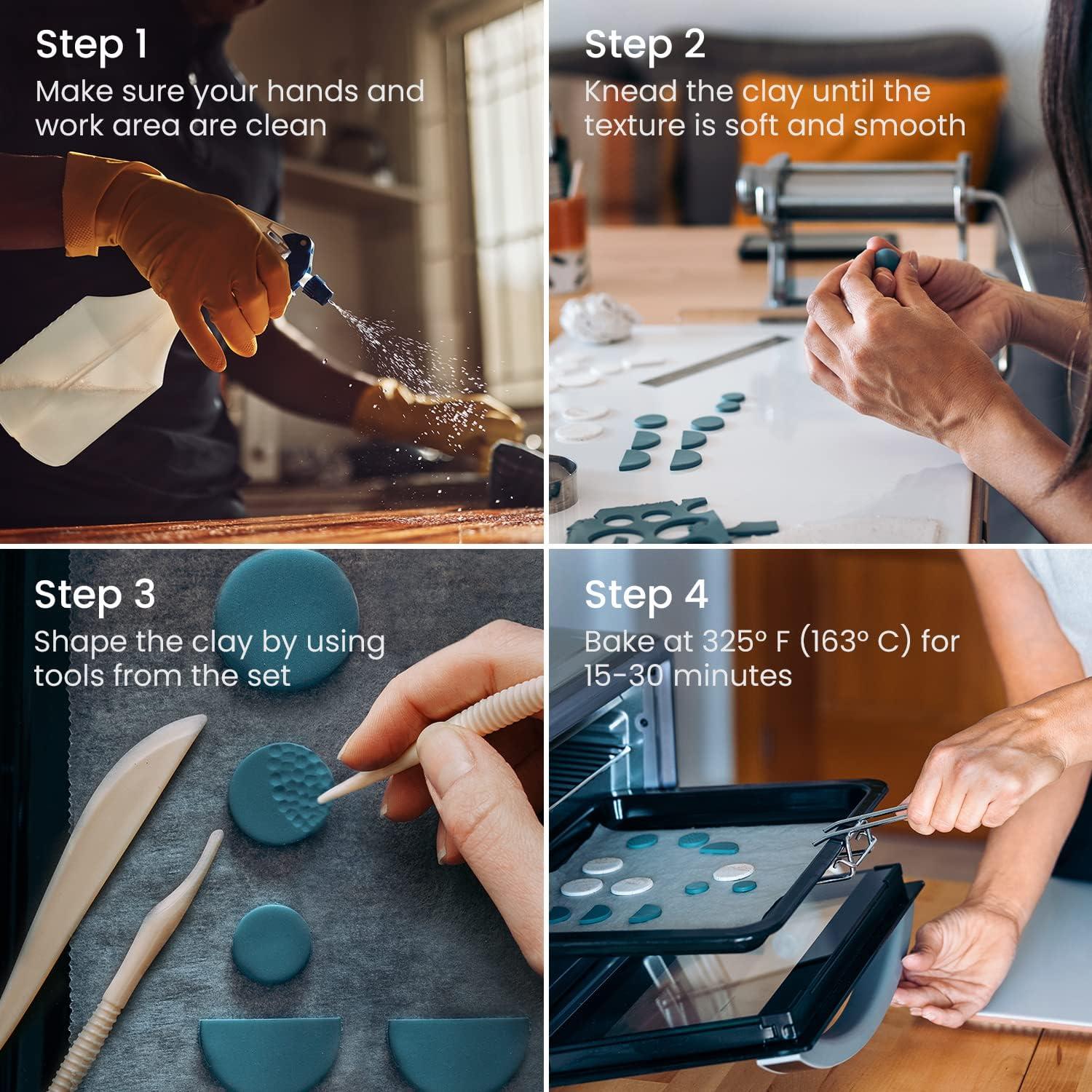 Kit de Arcilla Polimérica ARTEZA 42 Colores + 5 Herramientas