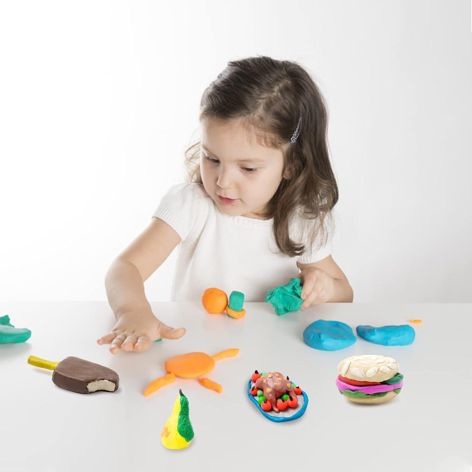 Juego de Herramientas de Extrusión de Arcilla Yoiemivy 45 Piezas