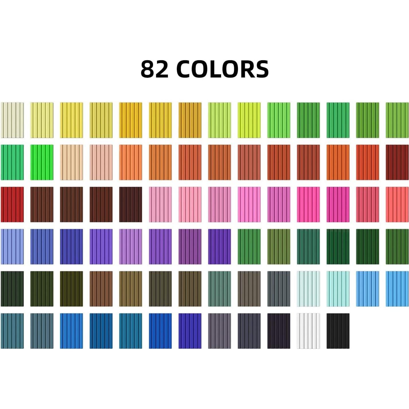 Kit de Arcilla Polimérica ARTME 82 Colores No Tóxica 2.14 kg