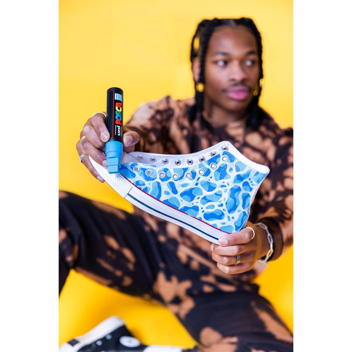 Set de 29 Marcadores de Pintura Posca PC-5M, Punta Media 1.8-2.5mm