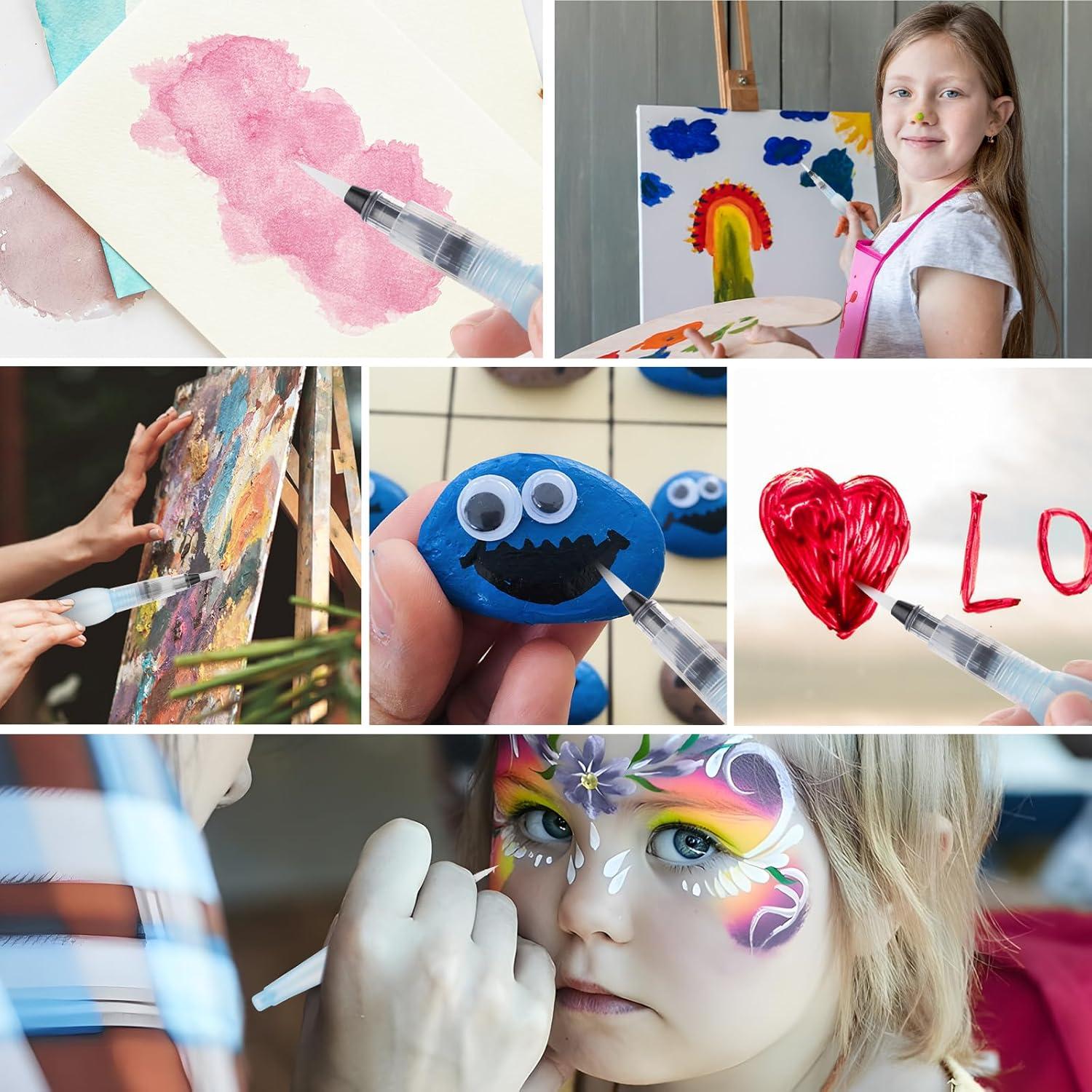 Set de 8 Rotuladores de Acuarela Prasacco - Recargables