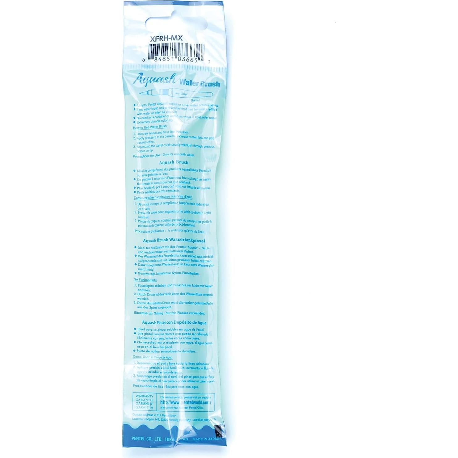Pincel de Agua Pentel FRH-M Mediano para Acuarela