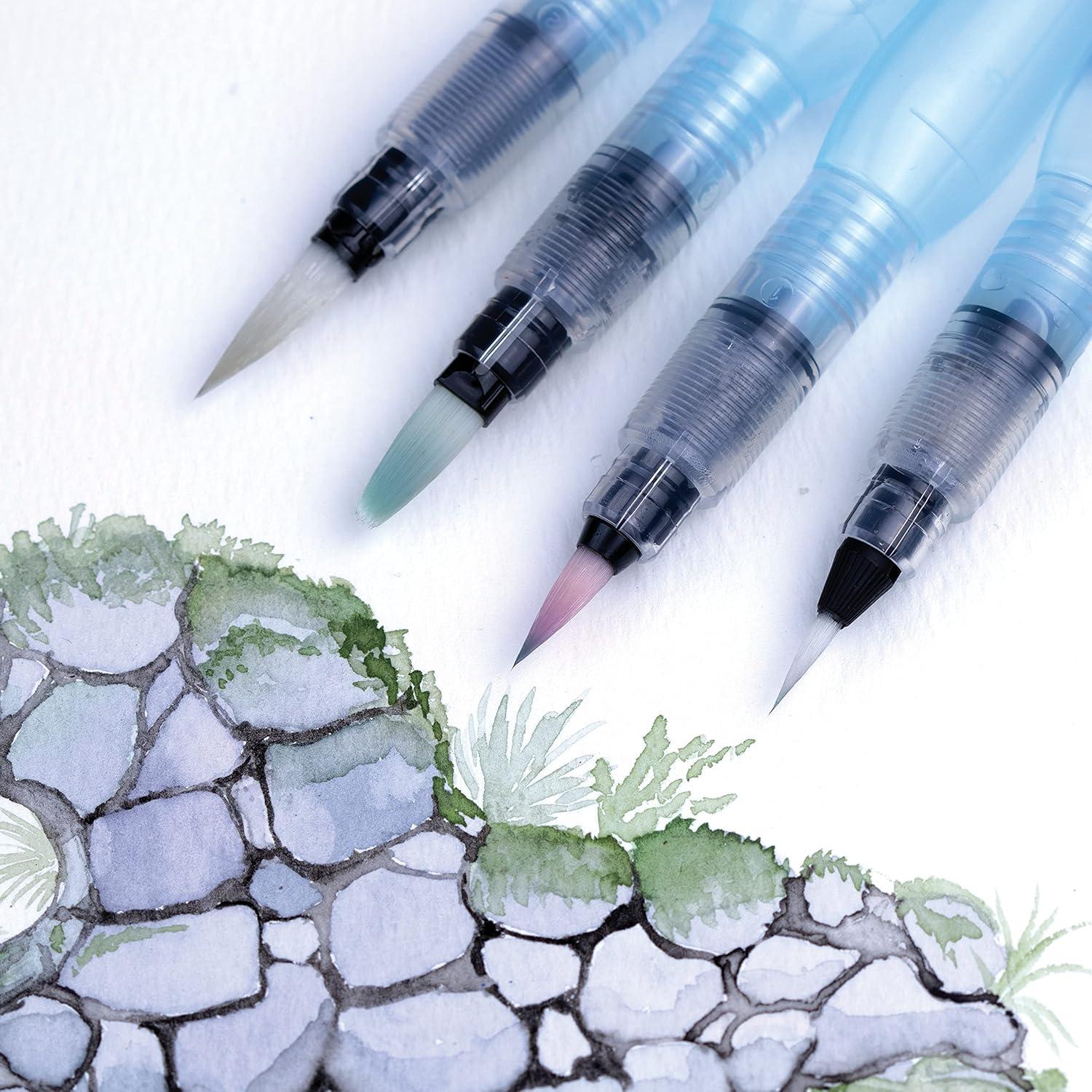 Pincel de Agua Pentel FRH-M Mediano para Acuarela