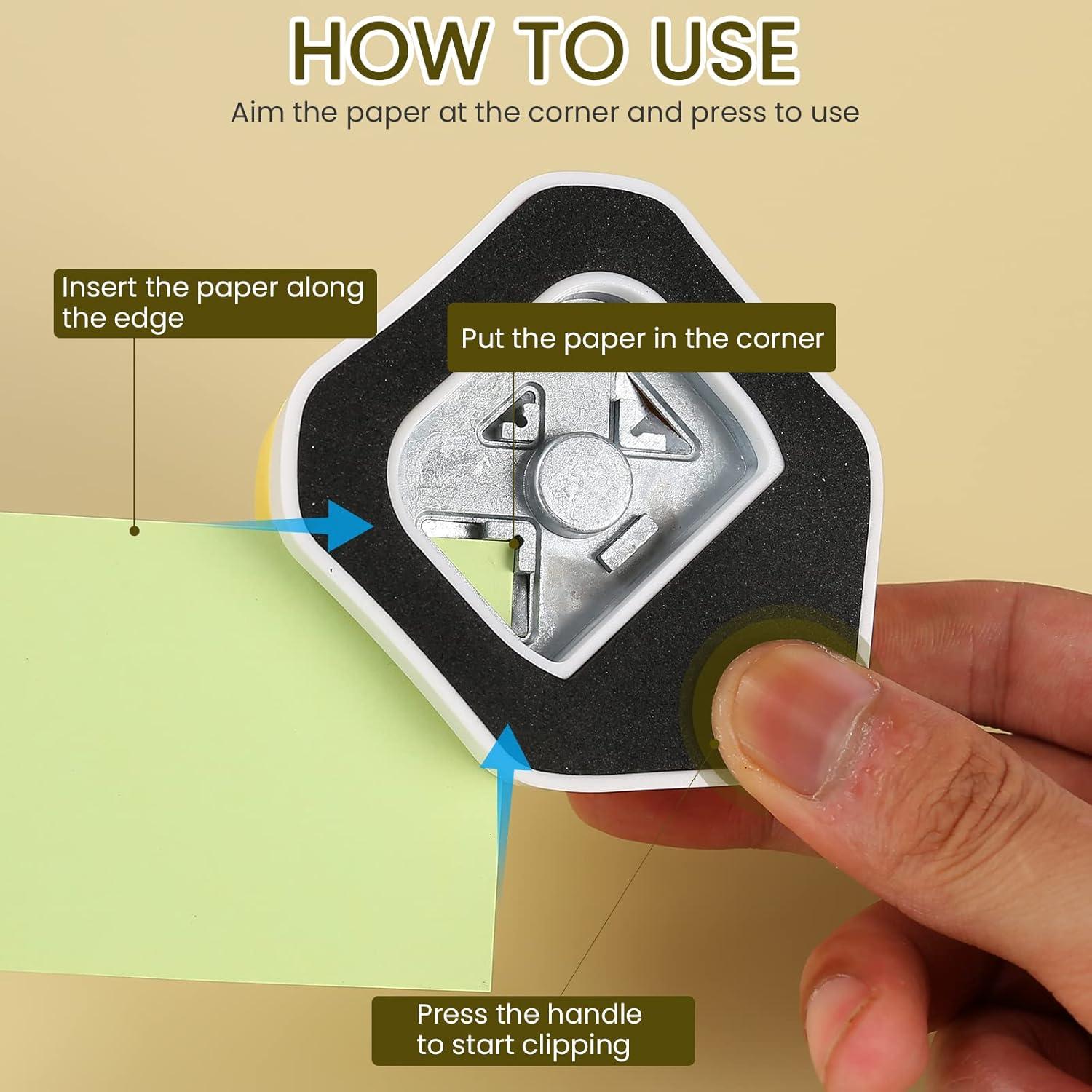 Cortador de Esquinas 3 en 1 MyArTool para Manualidades 4mm 7mm 10mm