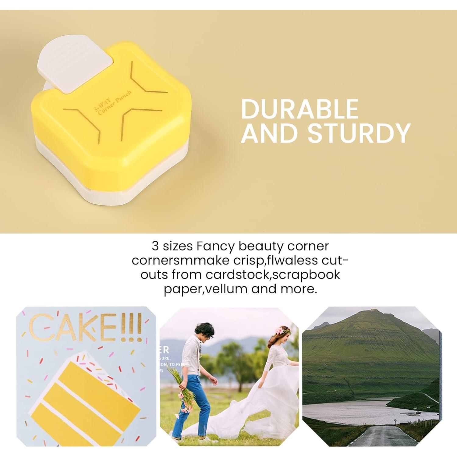 Cortador de Esquinas 3 en 1 MyArTool para Manualidades 4mm 7mm 10mm