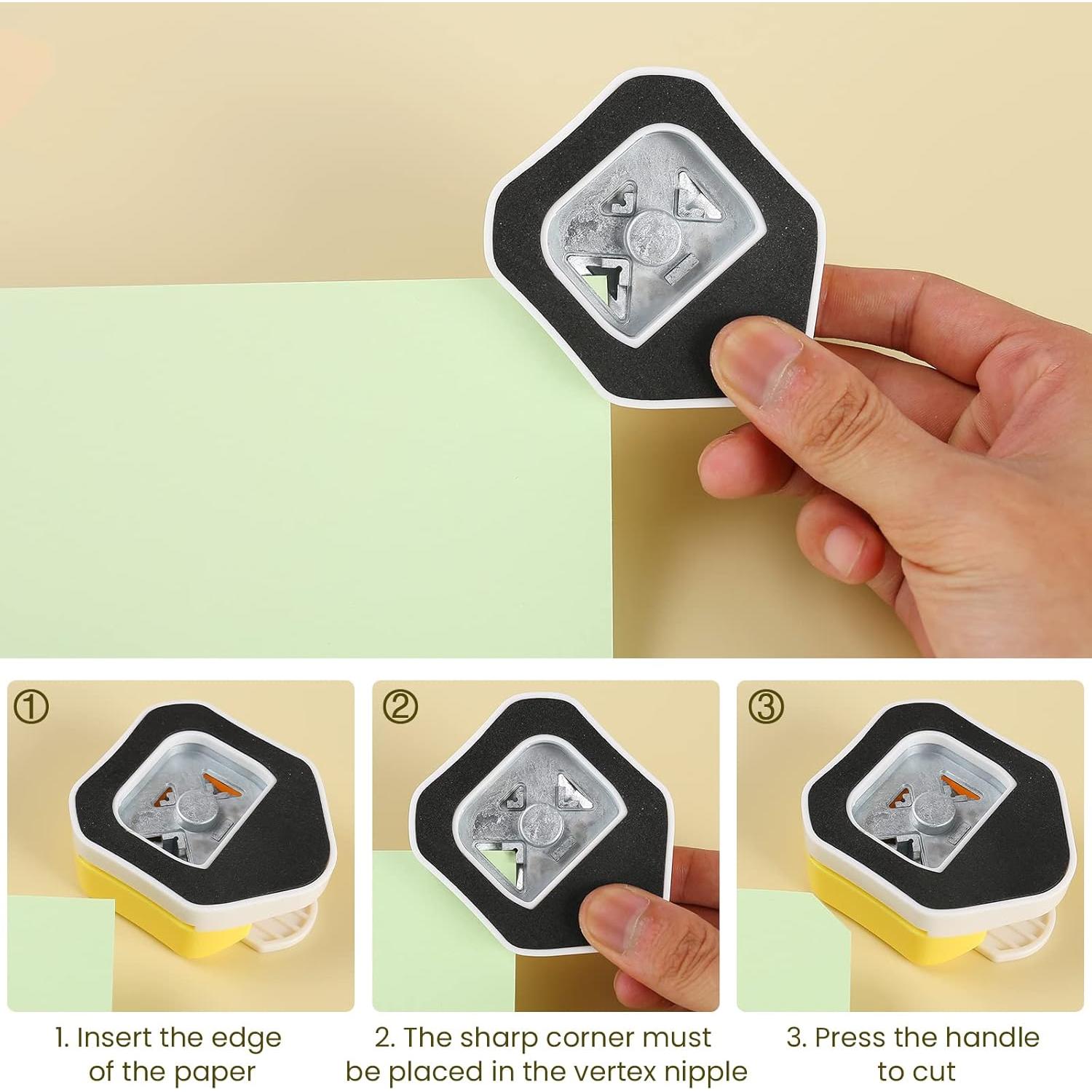 Cortador de Esquinas 3 en 1 MyArTool para Manualidades 4mm 7mm 10mm