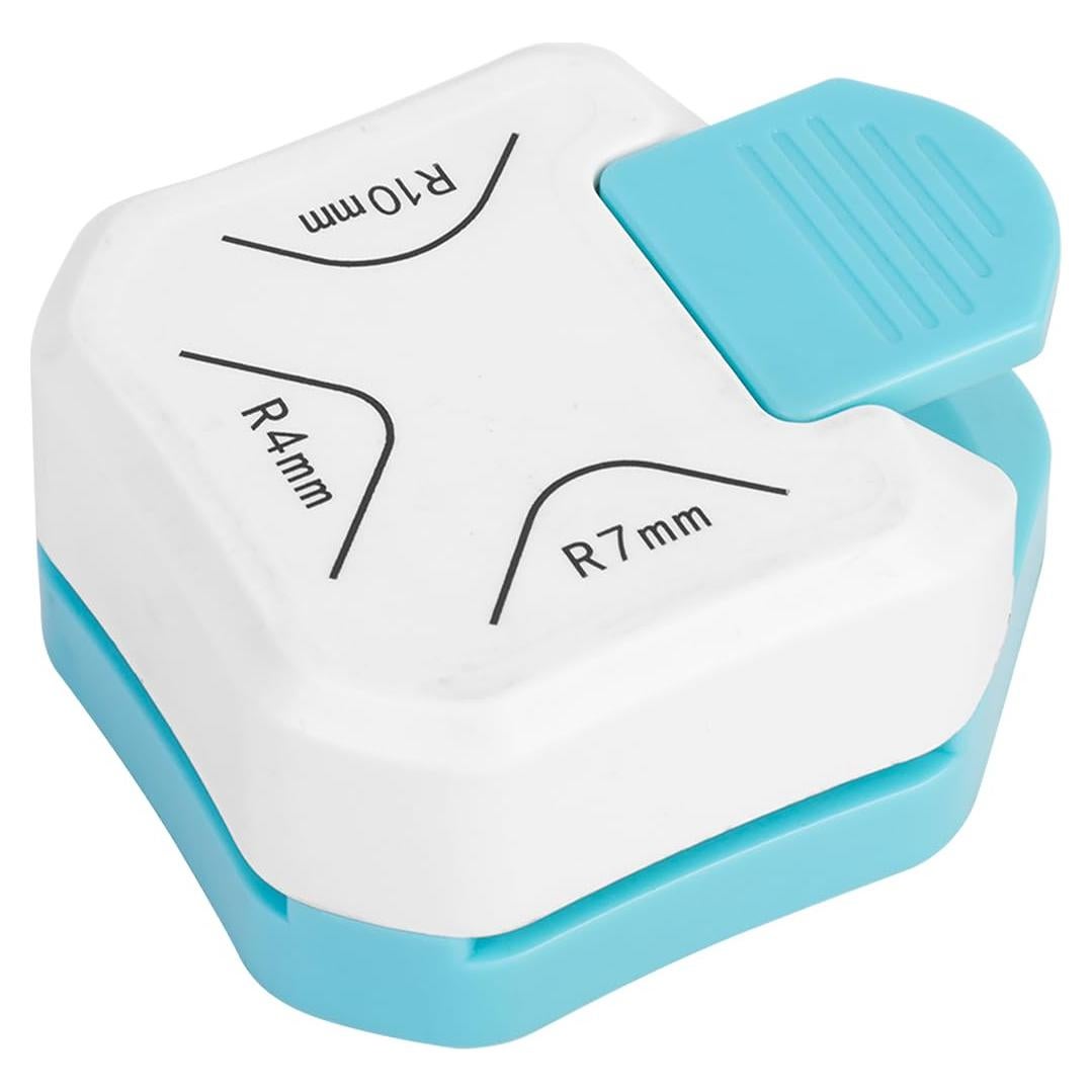 Perforadora de Esquinas 3 en 1 ZEQUAN - Cortador Blanco