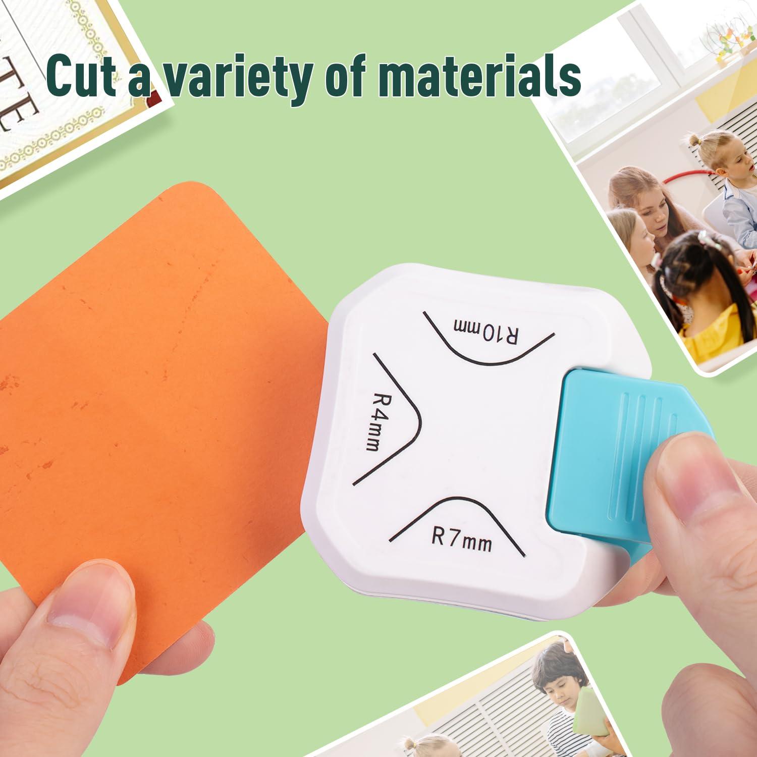 Perforadora de Esquinas 3 en 1 ZEQUAN - Cortador Blanco