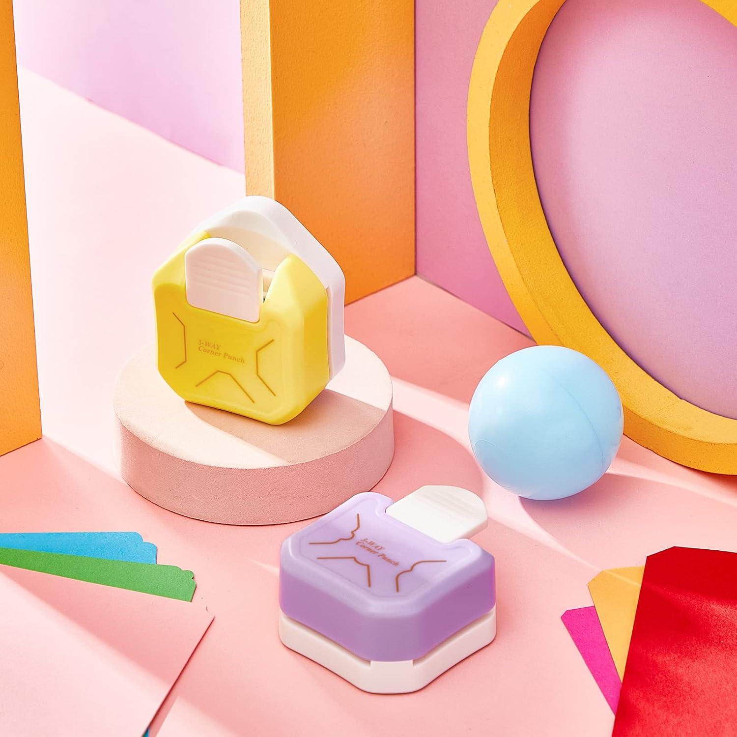 Cortador de Esquinas 3 en 1 Gersoniel - 2 Pcs para Scrapbooking