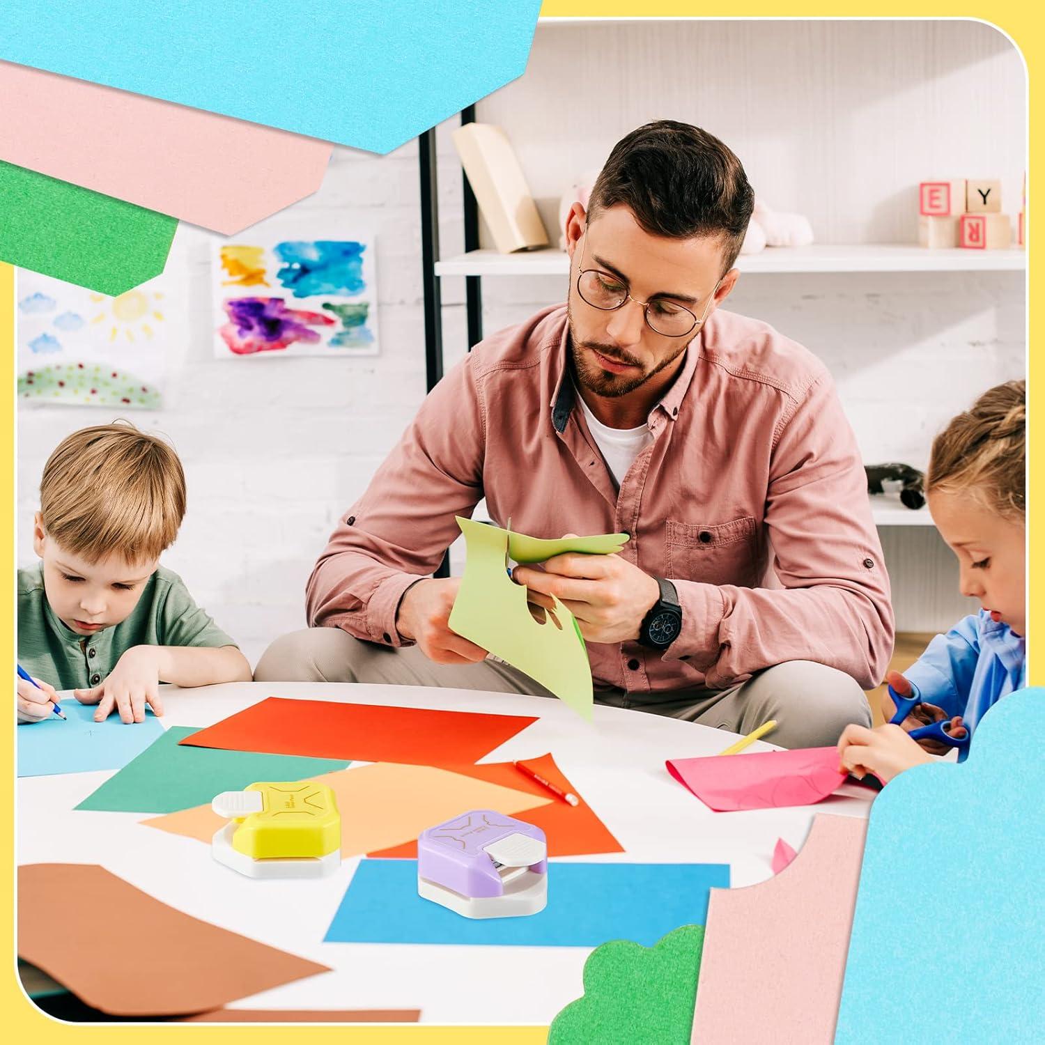 Cortador de Esquinas 3 en 1 Gersoniel - 2 Pcs para Scrapbooking